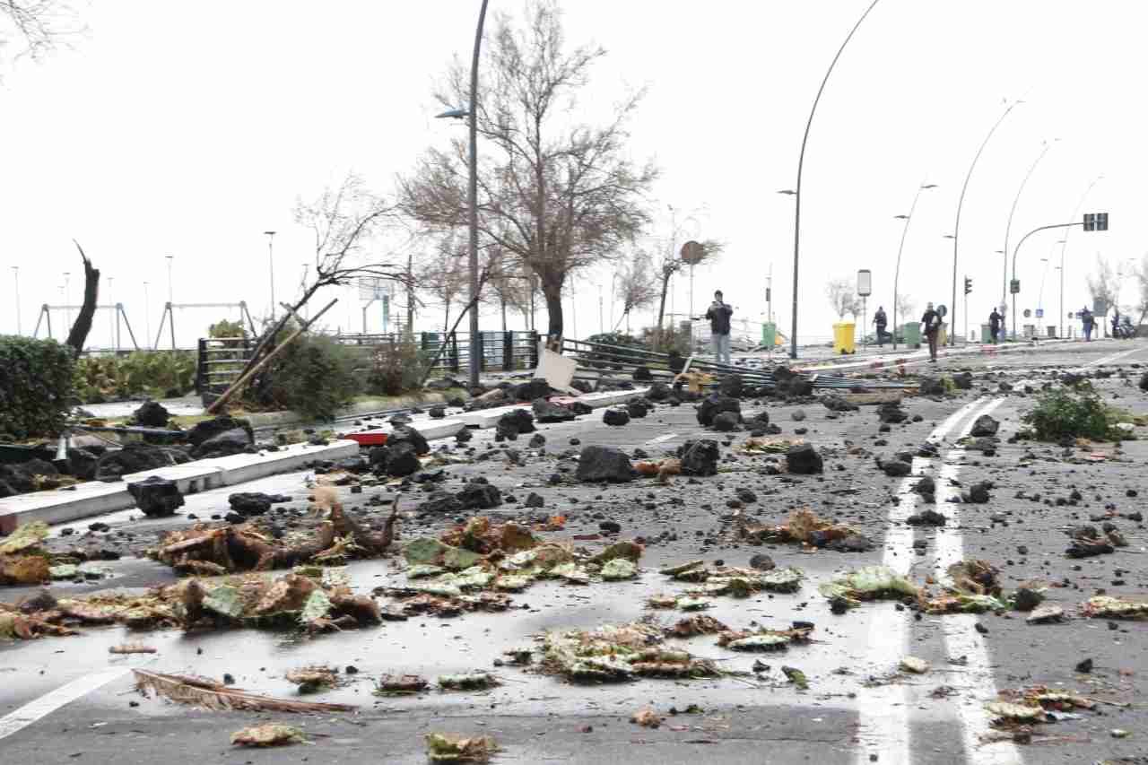 Catania dopo il Ciclone Harry, Guzzardi: «Resoconto dei danni»