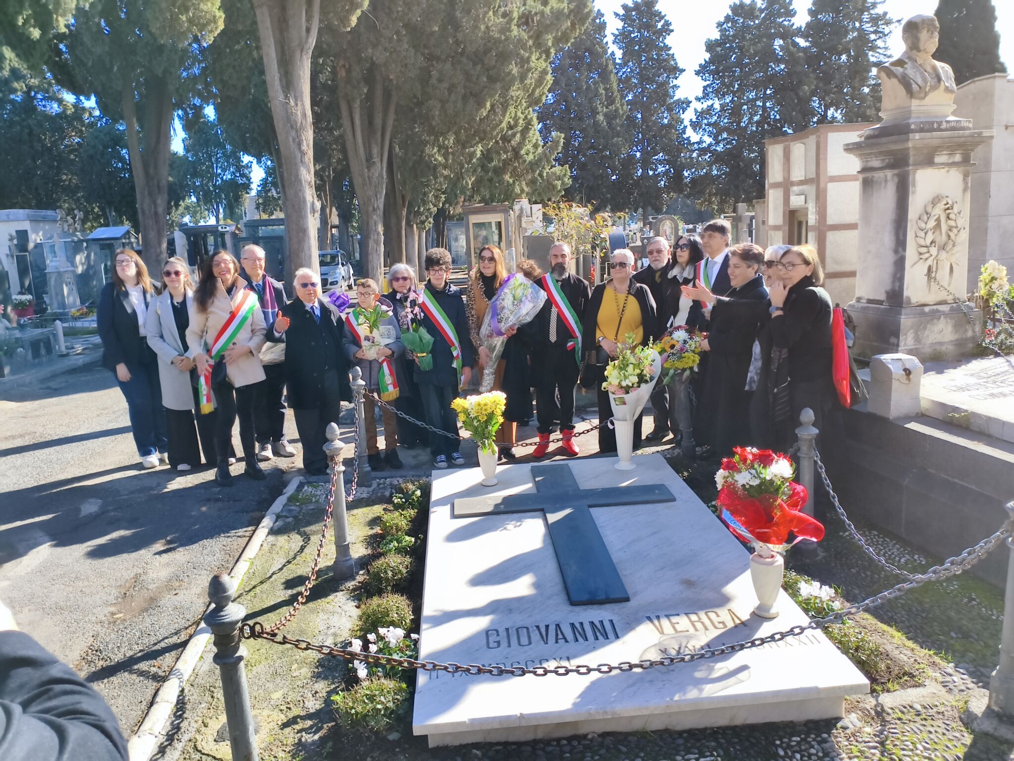 Anniversario Verga: cerimonia commemorativa a Catania