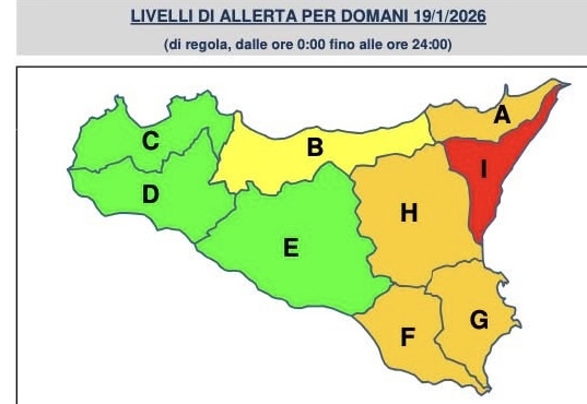 Allerta meteo rossa, a Catania scuole e parchi chiusi