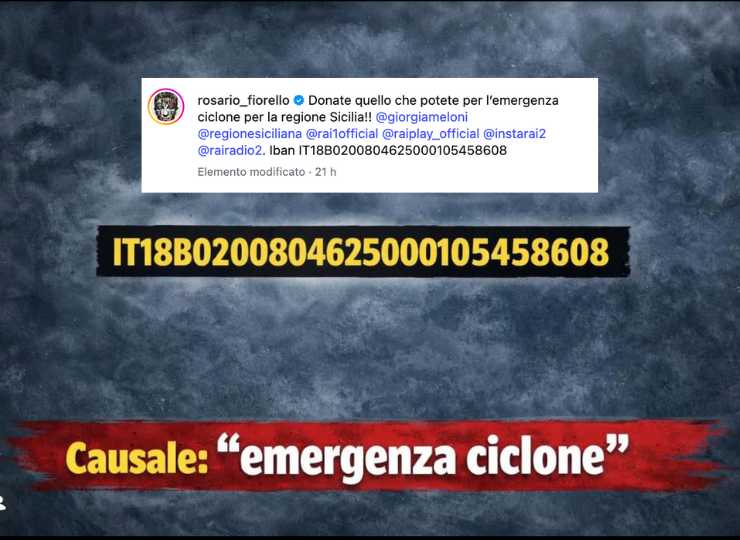 Rosario Fiorello donazione per la Sicilia - FreePressOnline