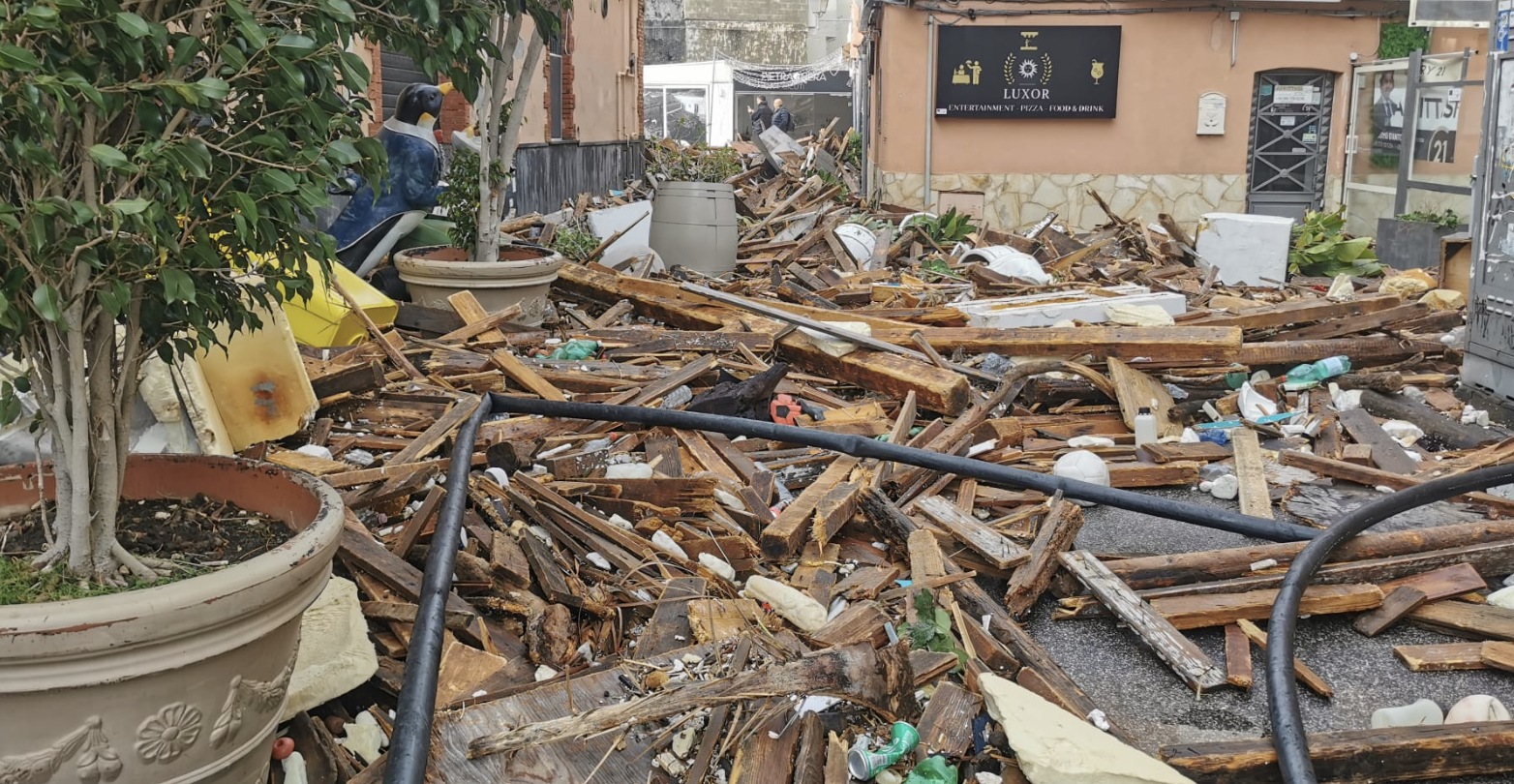 Ciclone Harry Il giorno dopo Harry: Catania fa i conti con la devastazione
