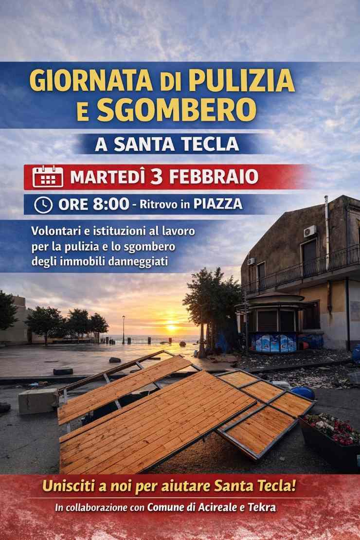 Sgombero a Santa Tecla - FreePressOnline