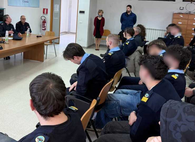 Catania Istituto Ferrarin incontro Polizia - FreePressOnline