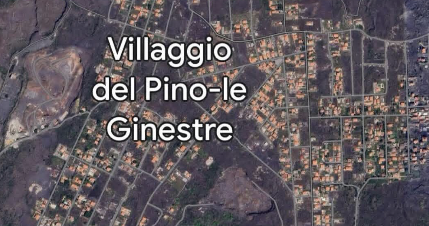 Villaggio del Pino – le Ginestre Lavori di collegamento tra il Villaggio del Pino e le Ginestre