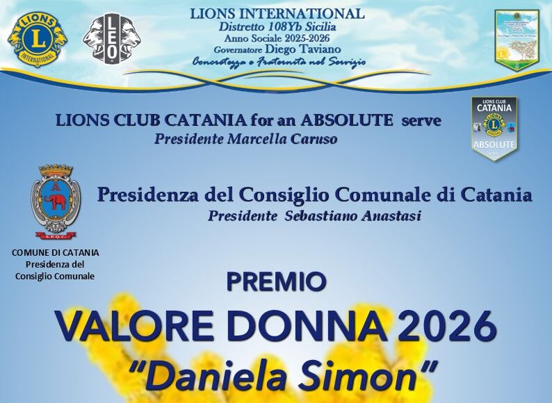 Premio Valore Donna a Catania dedicato a Daniela Simon