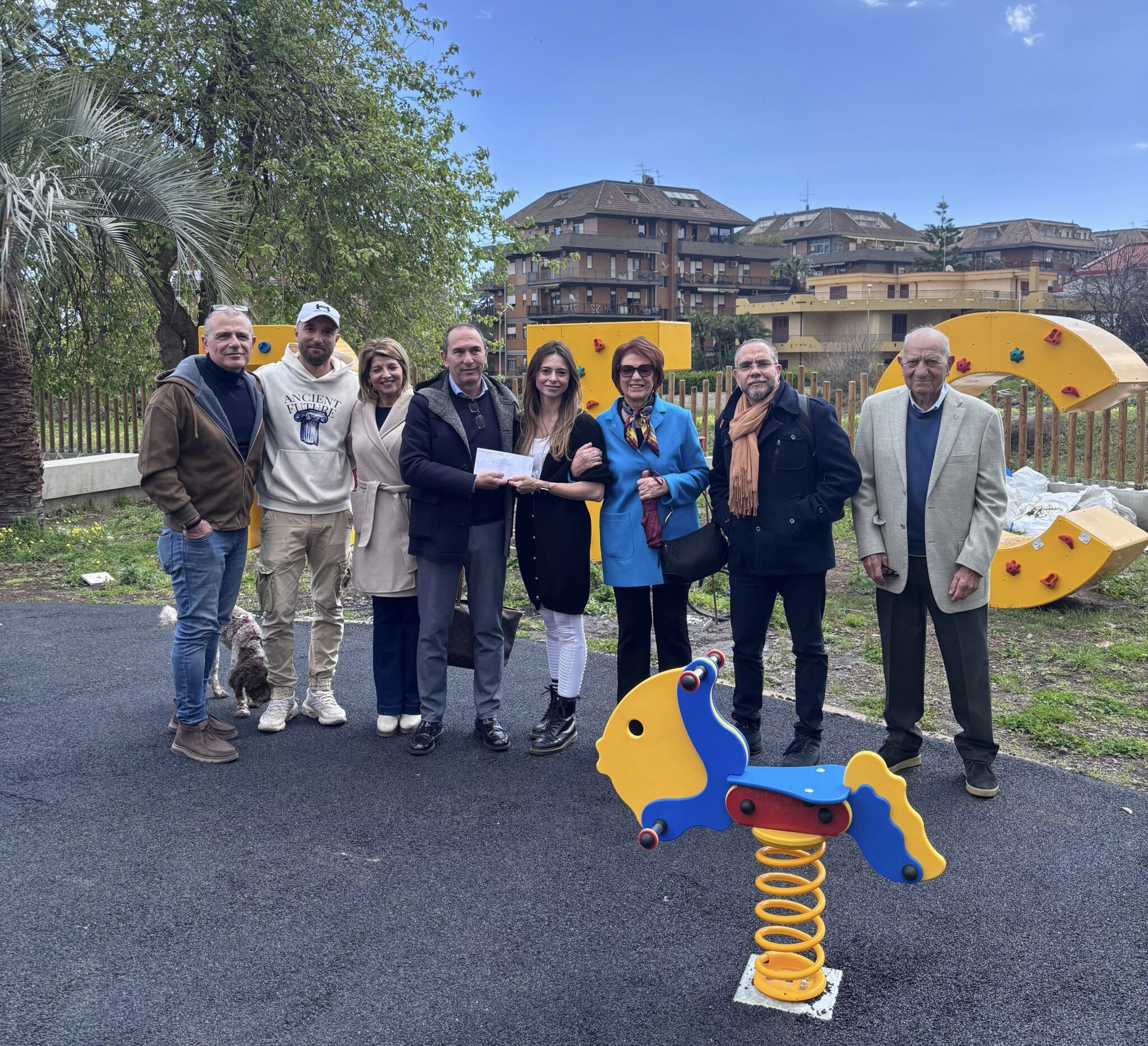 Giarre, Kiwanis e il “Parco di Riccardo”: solidarietà concreta