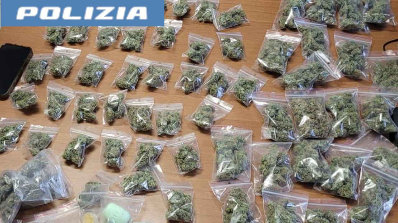 Oltre 600 grammi di droga nello zaino: arrestati due giovani incensurati