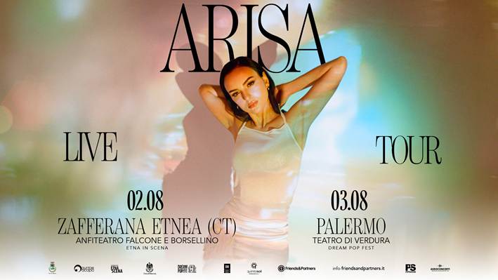 Arisa in concerto, due appuntamenti in Sicilia