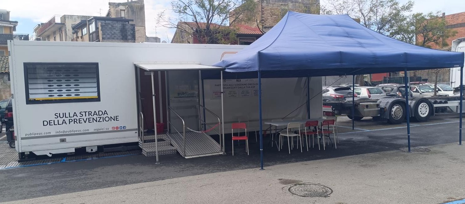 Asp Catania, Camper prevenzione: nuove tappe