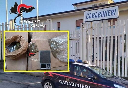 Foto CC Guardia Mangano (CT) Spaccia droga a Scillichenti, arrestato