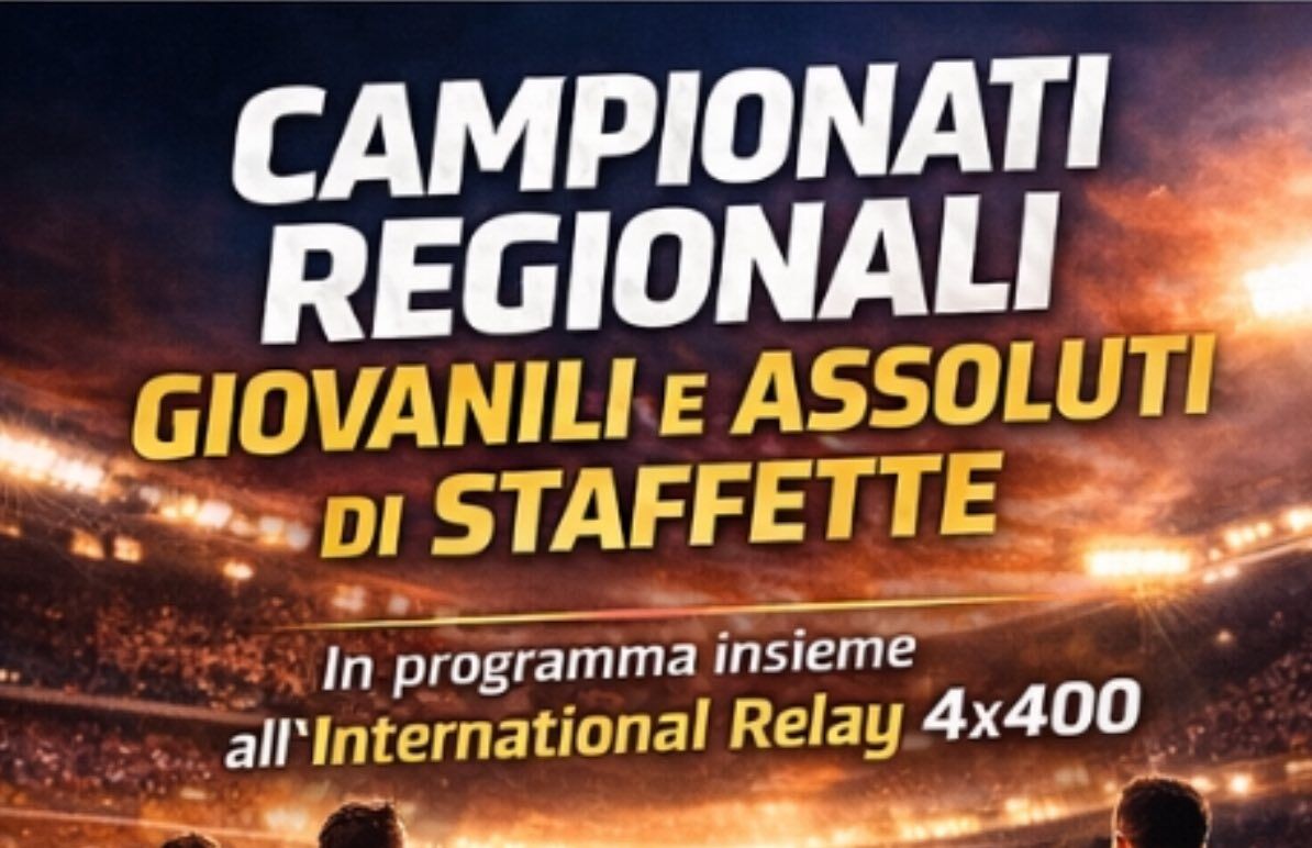 Grande atletica a Catania: staffette e relay 4×400