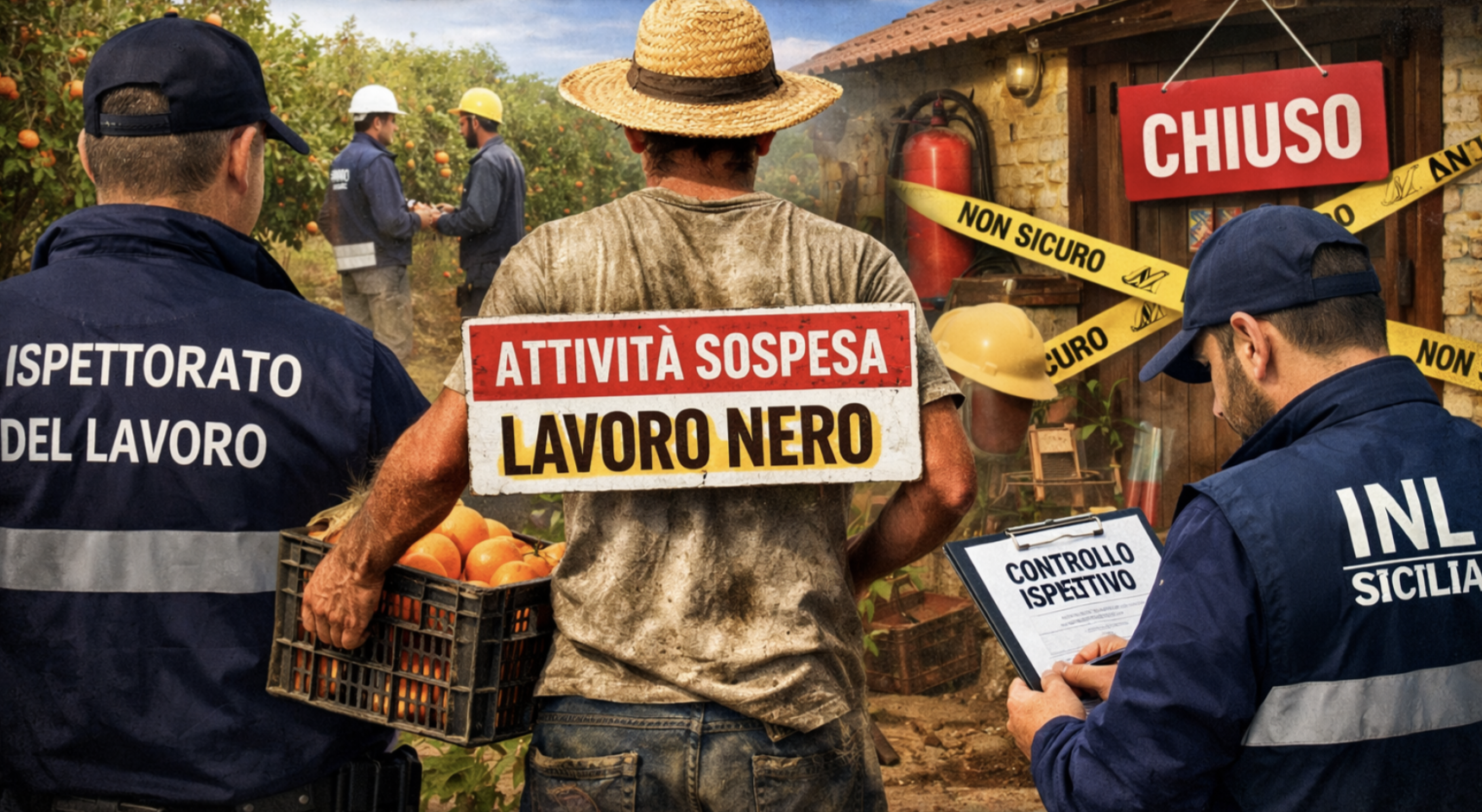 Agriturismo nel Catanese sospeso tra lavoro nero e incendi