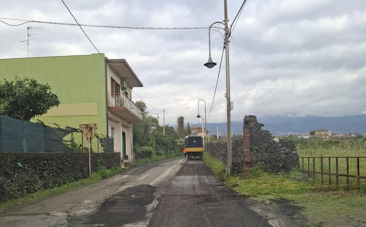 Via Vecchia pozzillo prima 1 Acireale, al via il Piano Strade