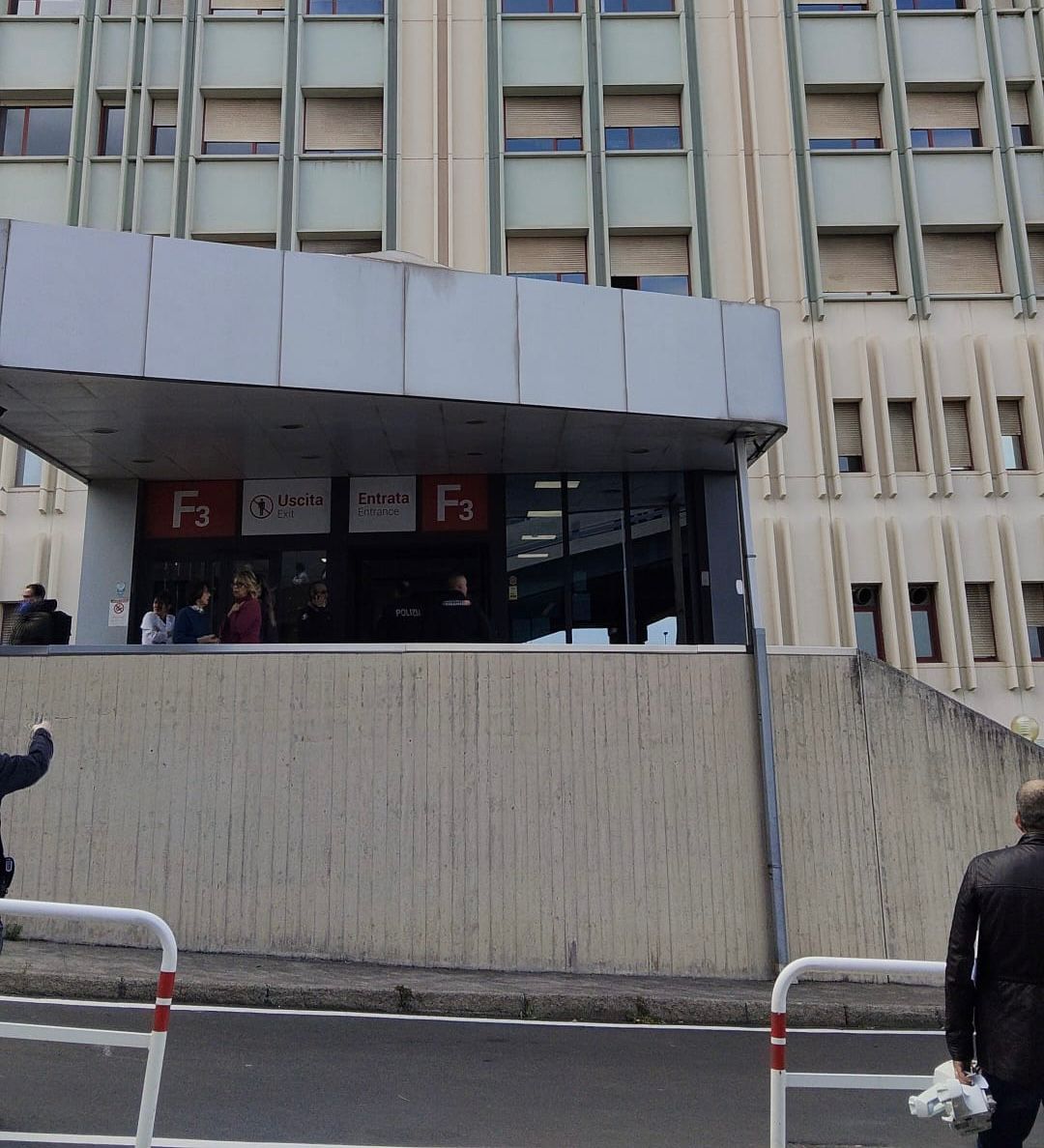 Incendio all’ospedale Cannizzaro