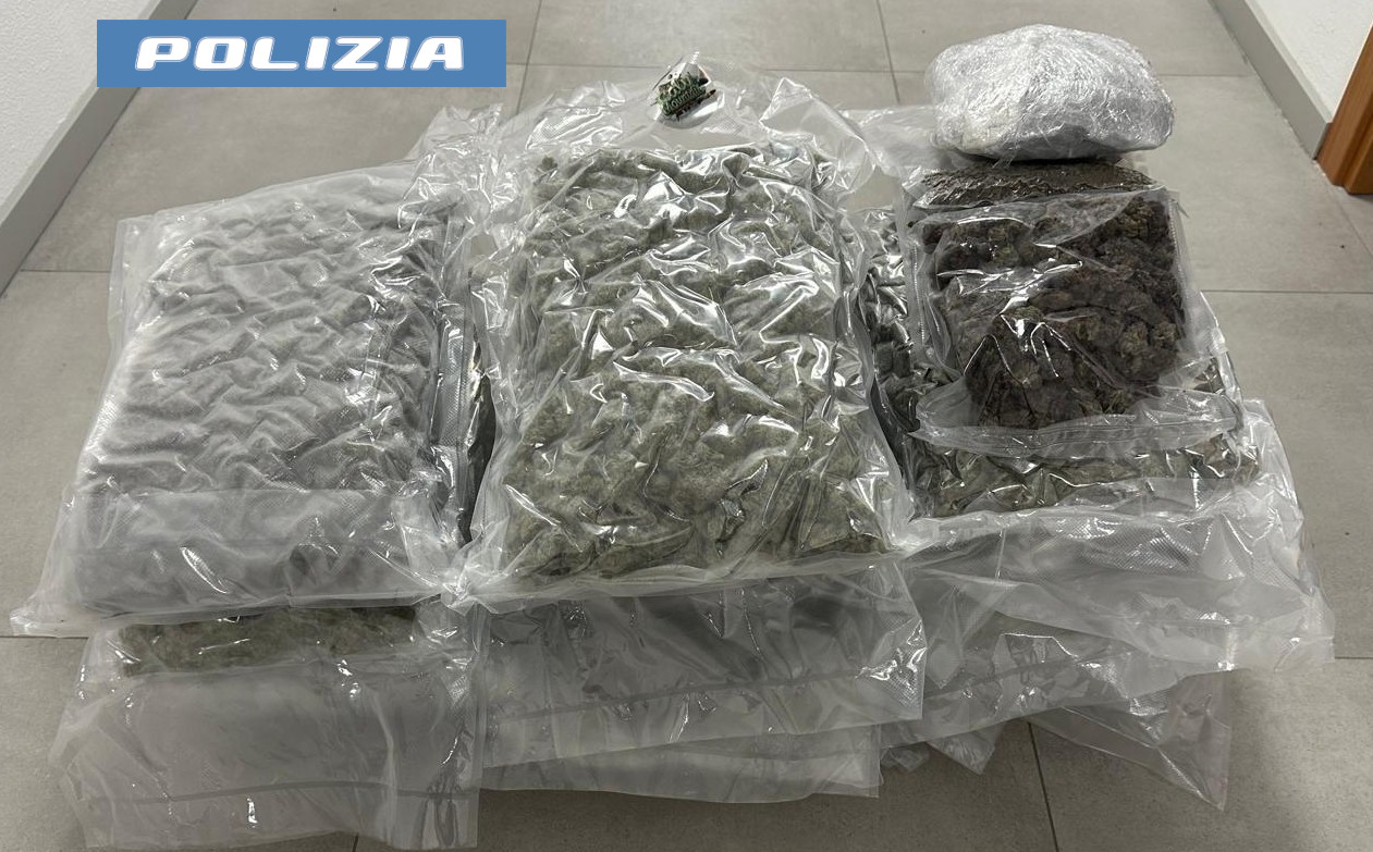 15 CHILI DI MARIJUANA IN AUTO, 41ENNE ARRESTATO DALLA POLIZIA DI STATO Maxi sequestro di droga a Catania