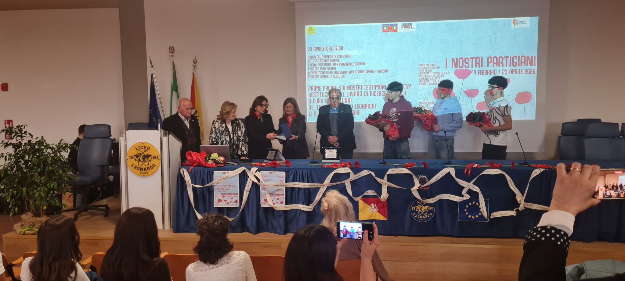 Giarre, Il “Leonardo” riscopre i partigiani locali