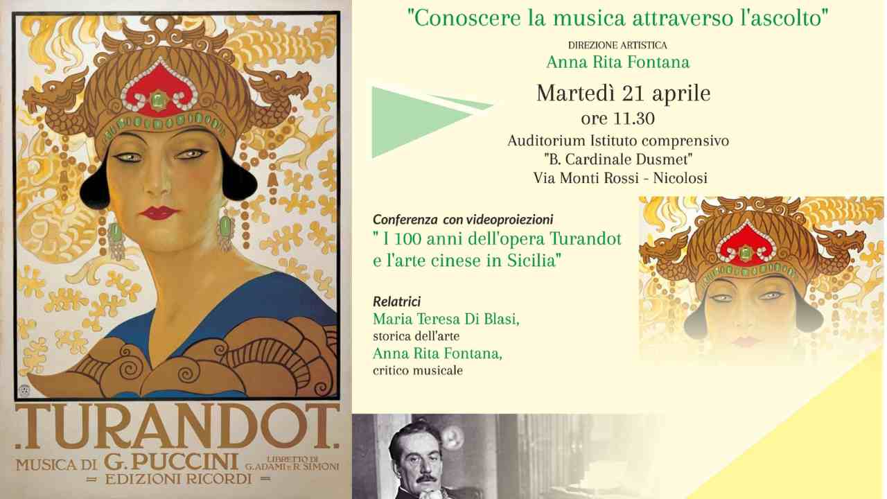 Incontro dedicato al centenario dell’opera Turandot