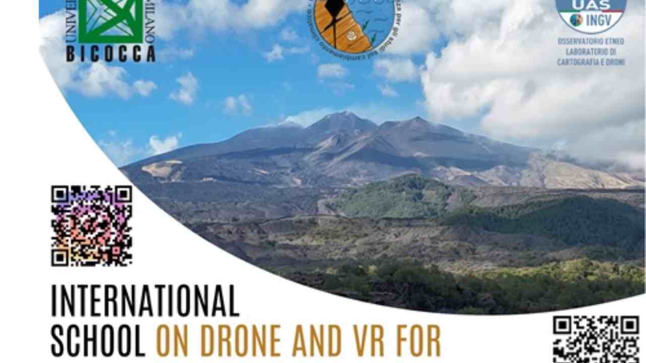 Etna international school – 20260420 FreePressOnline Aperte le iscrizioni alla Scuola internazionale su droni e VR per vulcani