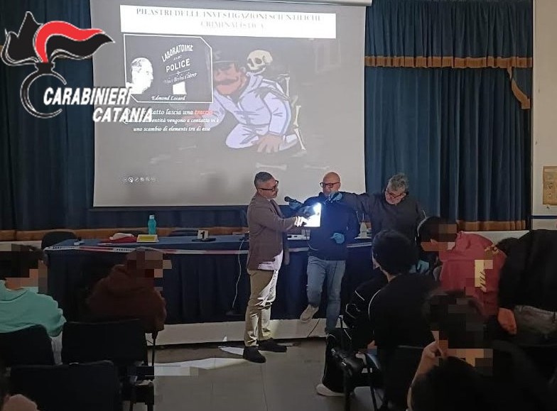 Acireale, i Carabinieri incontrano gli studenti all’Archimede