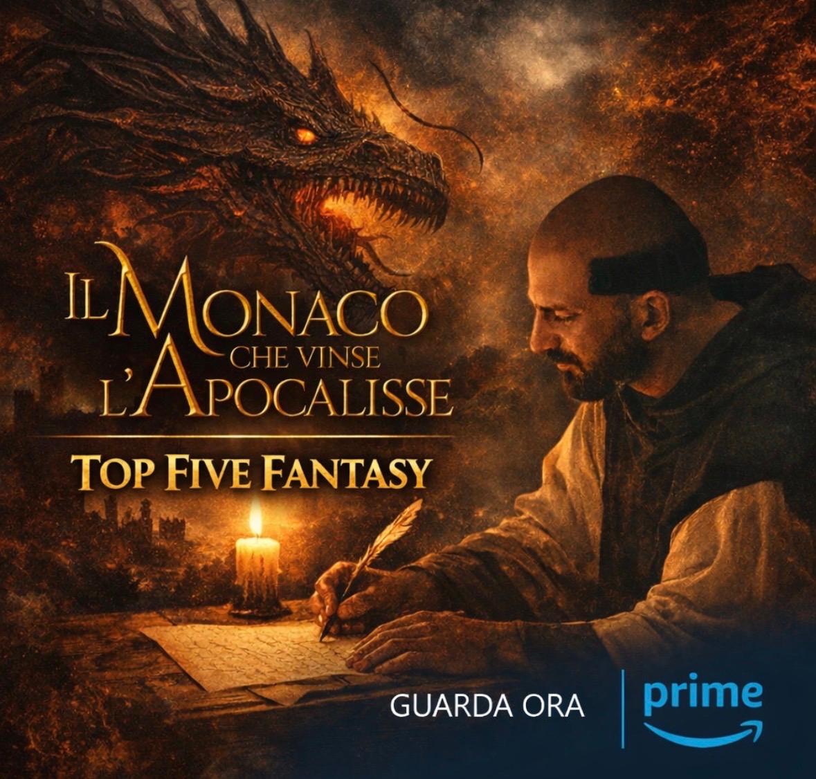 Foto Top Five Fantasy Prime Il Monaco che vinse l’apocalisse top 5 prime video