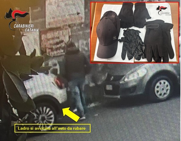 Viagrande Carabinieri arrestano 64enne furto auto