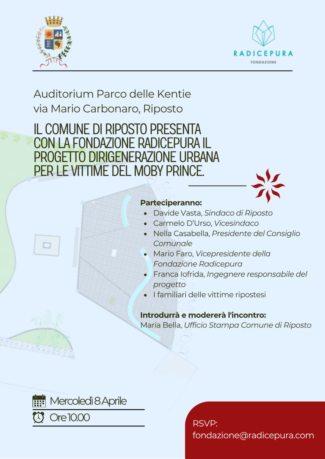 Invito Riposto, progetto per le vittime del Moby Prince
