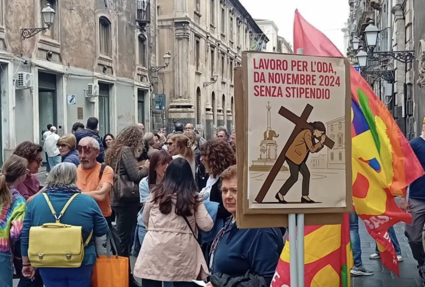 ODA: 11 mesi senza stipendio, ora lo sfratto