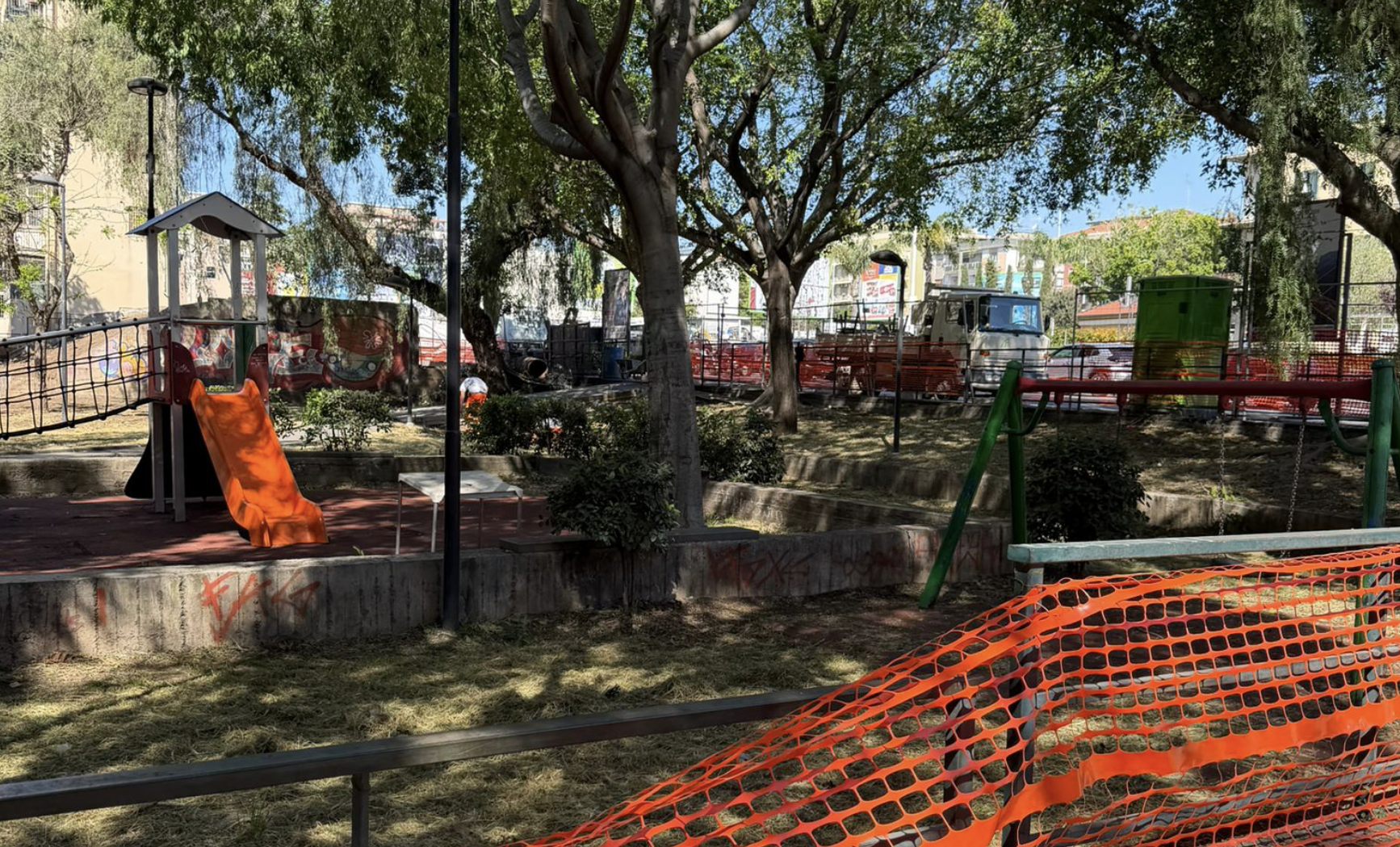 Avviata la riqualificazione del Parco Falcone