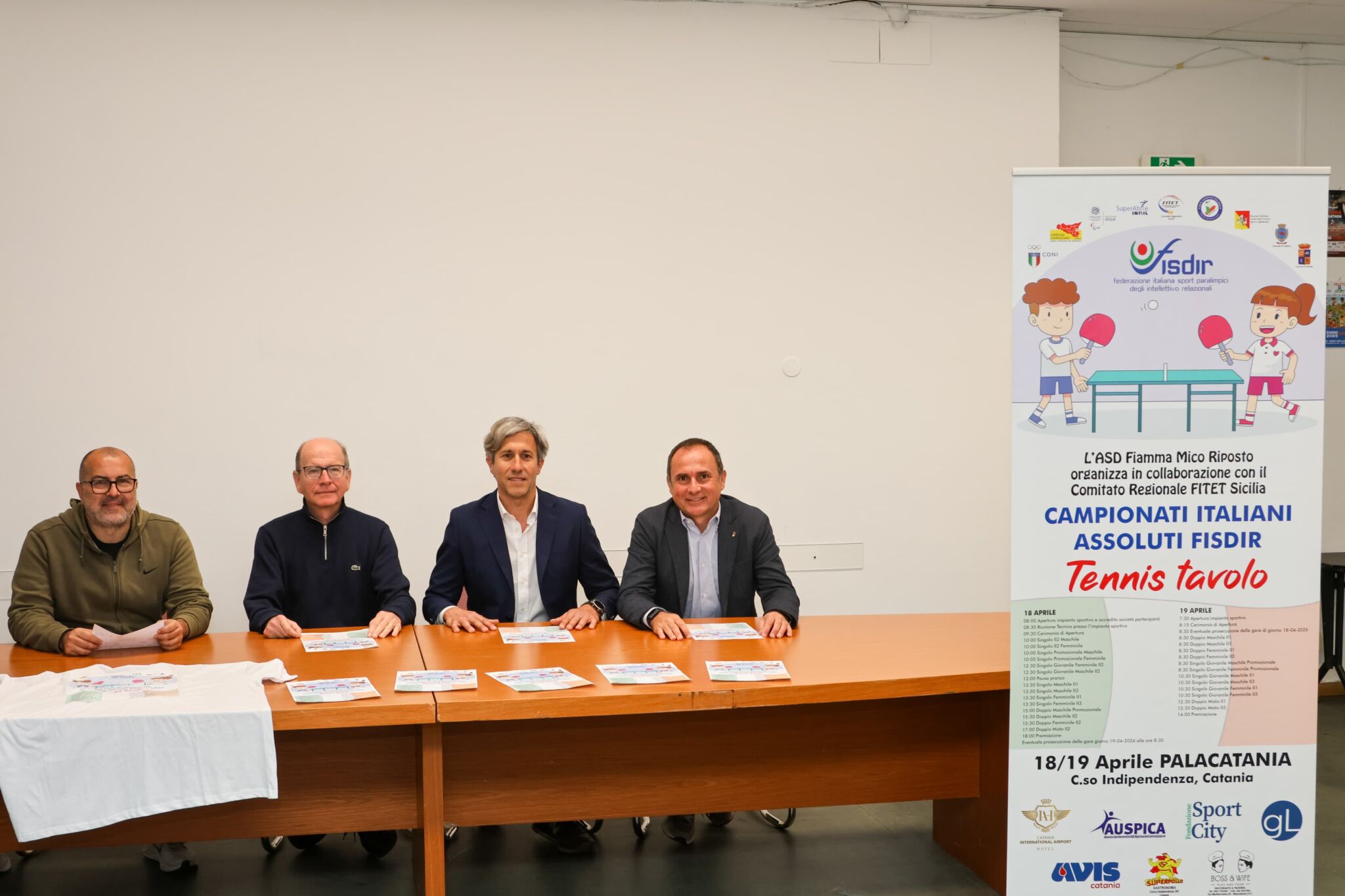 A Catania i Campionati Italiani FISDIR di tennis tavolo