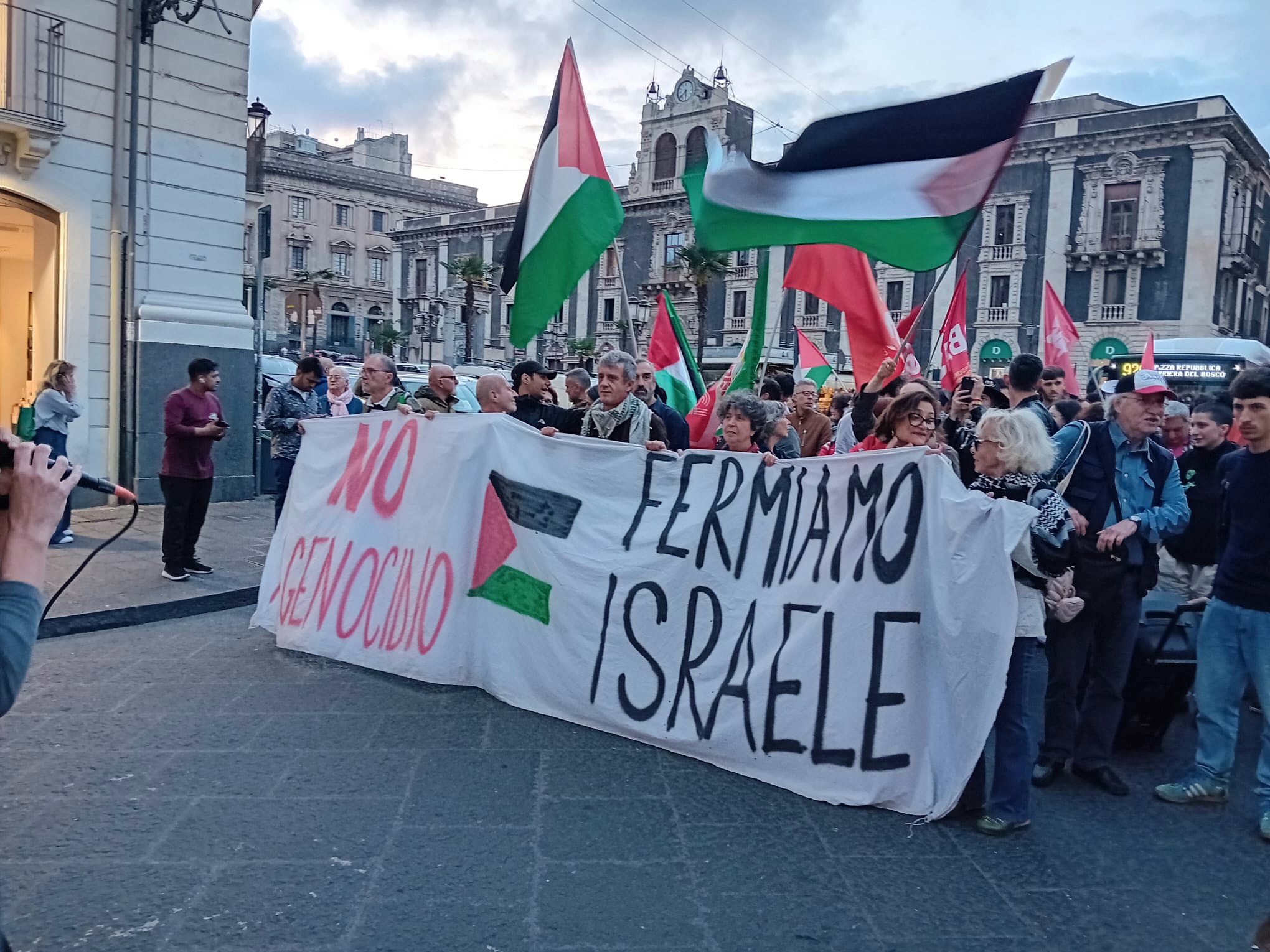 Flotilla attaccata: protesta anche a Catania