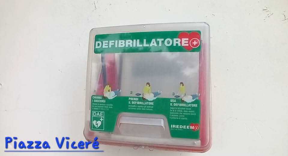 defibrillatore parco vicere Parco Viceré, defribillatore non pervenuto
