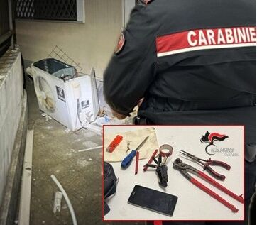 Cannibalizzano i climatizzatori di una chiesa: due arresti