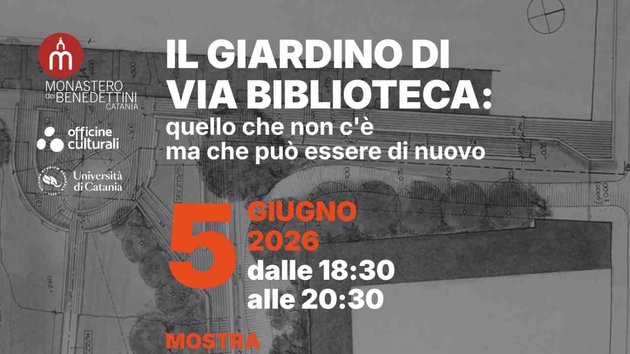 Notte degli Archivi, 5 giugno: “Giardino di via Biblioteca” a Catania