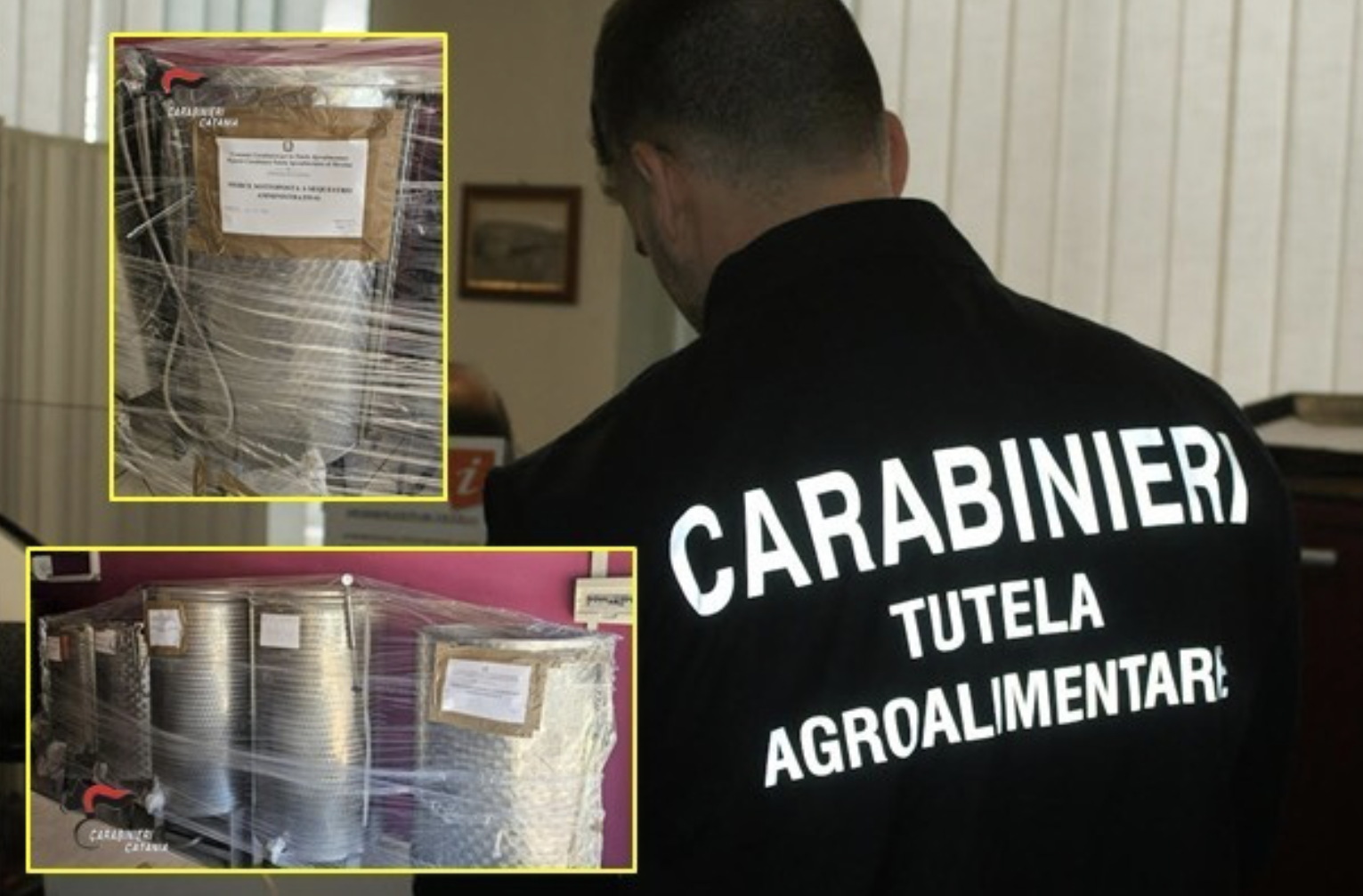 Giarre, sequestrati prodotti alimentari senza tracciabilità