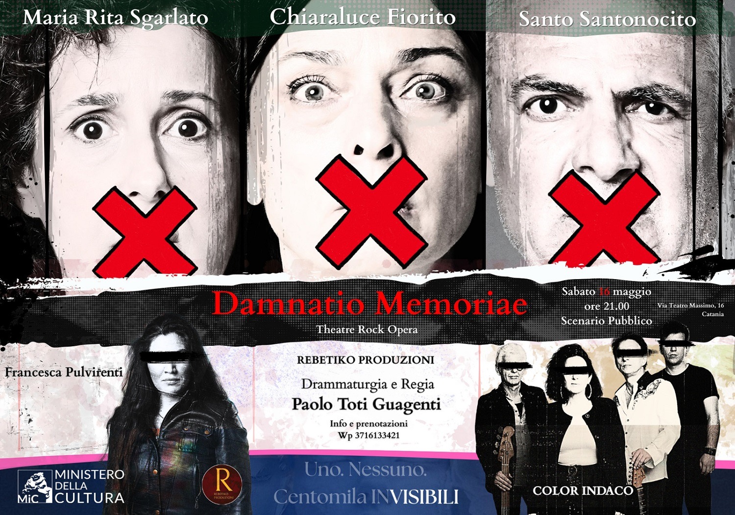 Il progetto e la rassegna teatrale “Uno. Nessuno. Centomila invisibili”