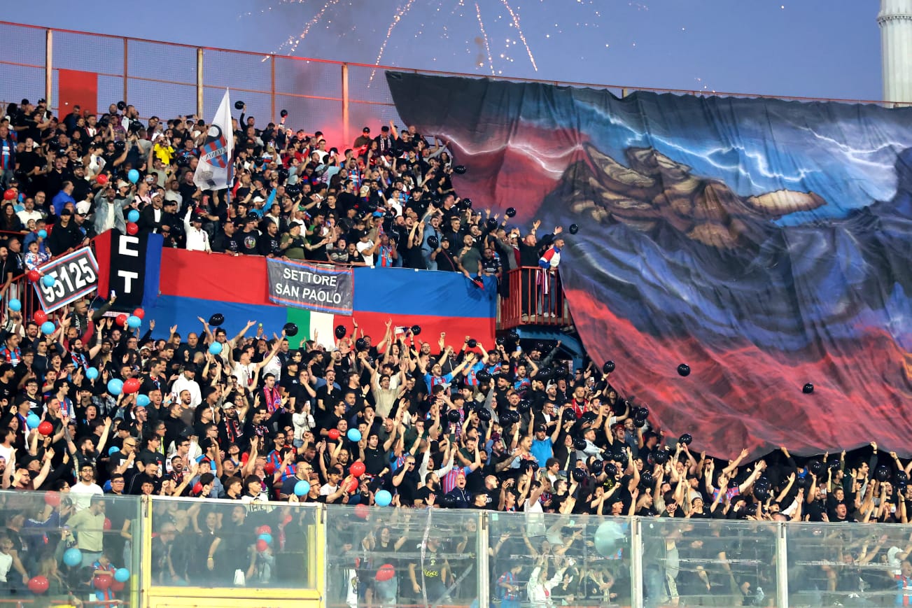 Ascoli Catania, trasferta vietata ai tifosi etnei