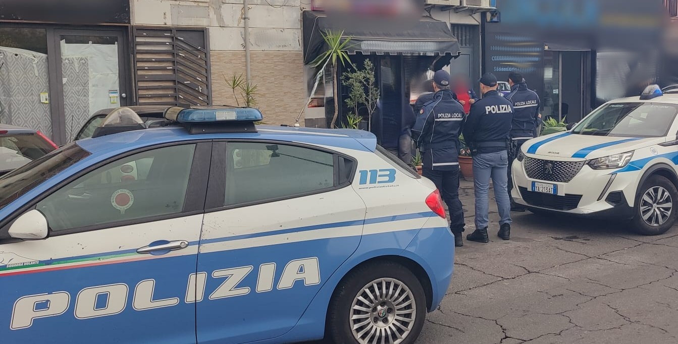 Controlli della Polizia tra Nesima e San Giovanni Galermo