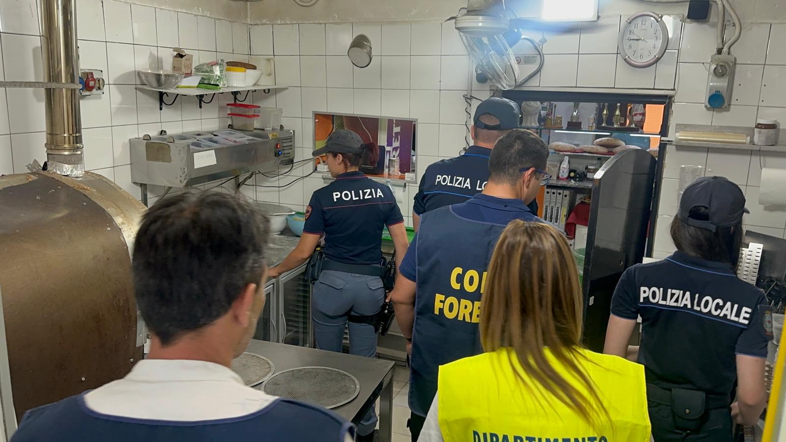 Cibi scaduti in ristorante e pizzeria