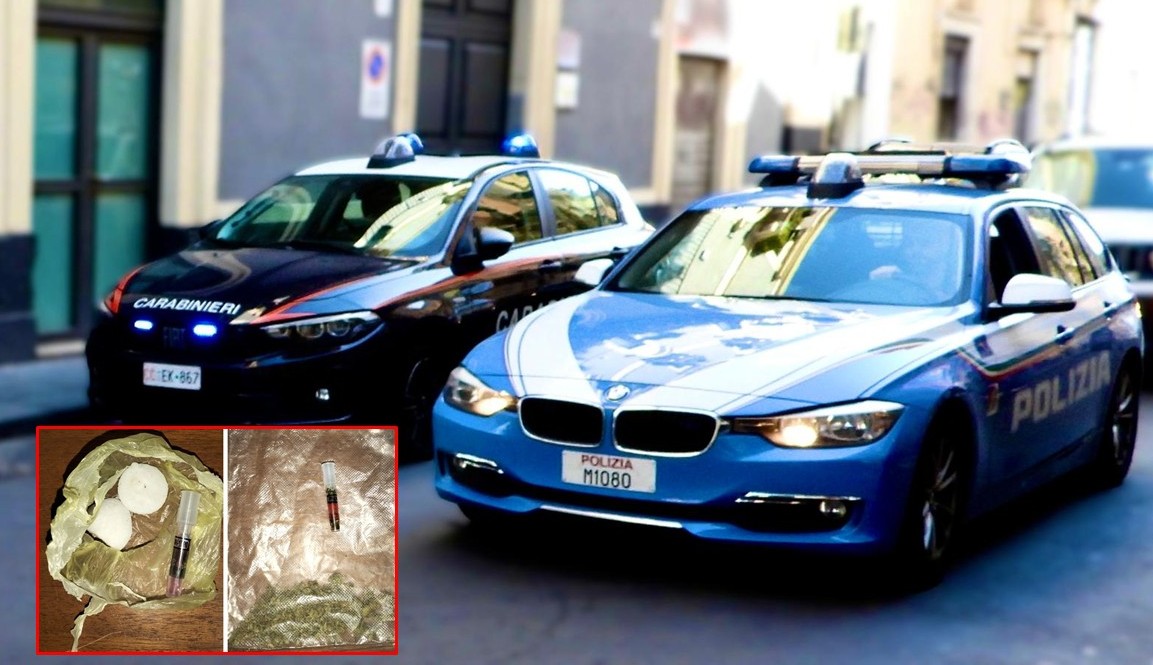 Comunicato congiunto Polizia di Stato – Carabinieri arresto 47enne a Librino Getta la droga dalla finestra per evitare arresto