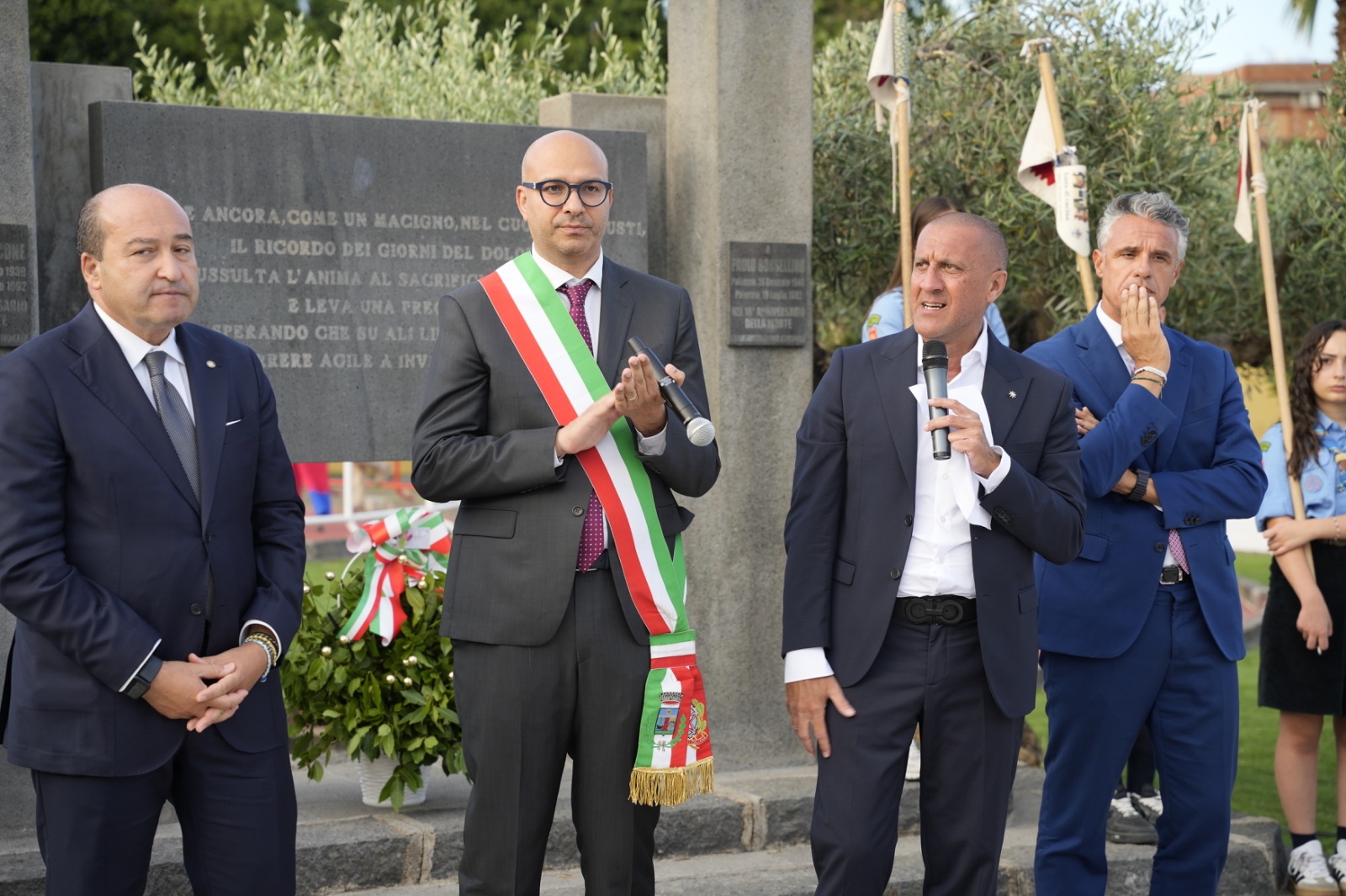 Biancavilla inaugura piazza Falcone e Borsellino