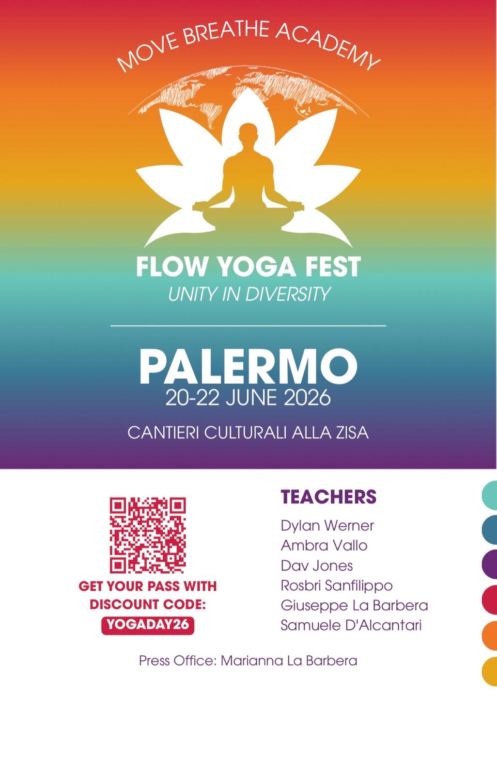 Tre giorni dedicati allo Yoga ai Cantieri Culturali alla Zisa di Palermo