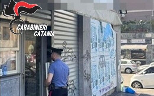 Ruba alimenti e colpisce il titolare: arrestato