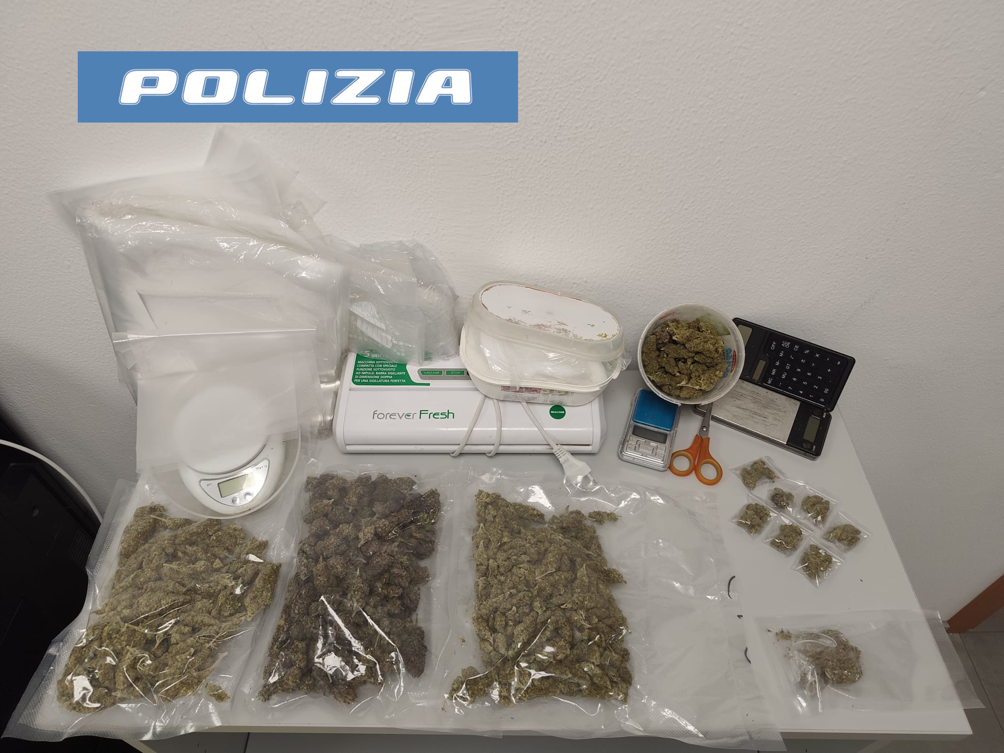 Evade per passeggiare il cane: in casa aveva mezzo chilo di droga