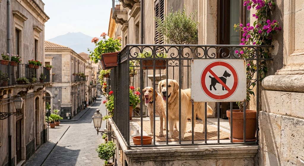 Ordinanza Trantino: no animali in balcone nelle ore calde