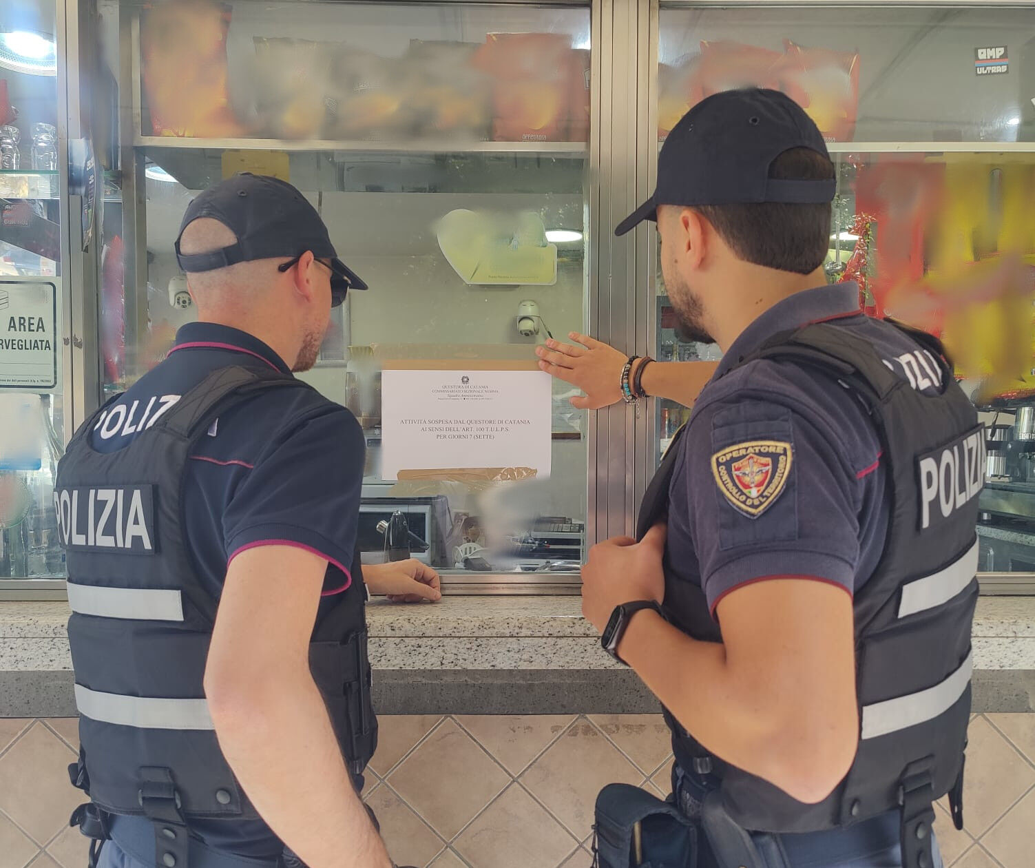 MONTE PO’. SOSPESA DALLA POLIZIA DI STATO L’ATTIVITA’ DI UN CHIOSCO BAR DIVENTATO ABITUALE RITROVO DI PREGIUDICATI Monte Po, chiuso per sette giorni un chiosco bar