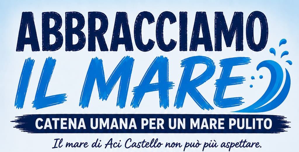 Aci Castello e Acitrezza, catena umana per il mare pulito