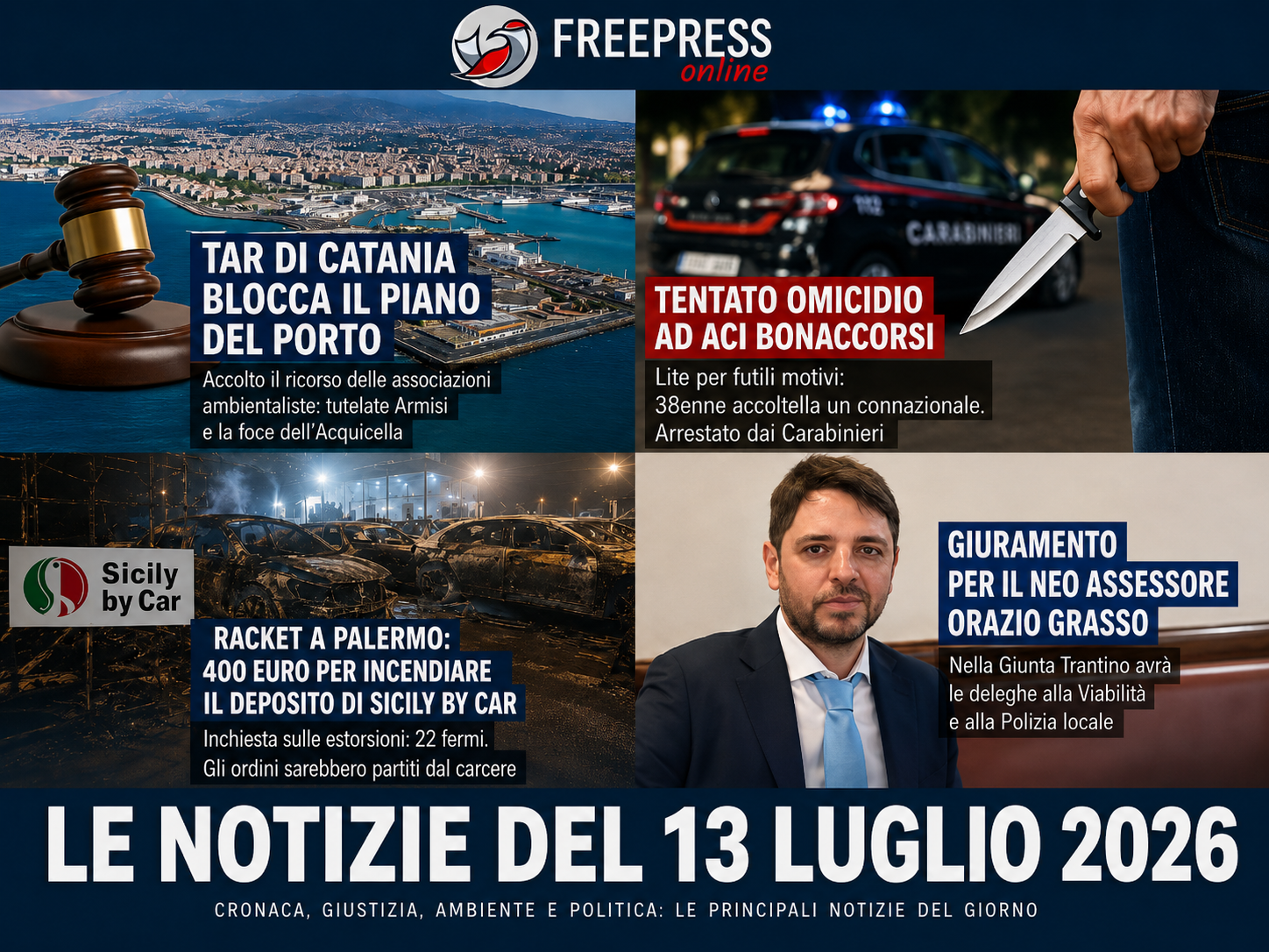 Tar sul Porto, tentato omicidio e racket: le notizie del giorno