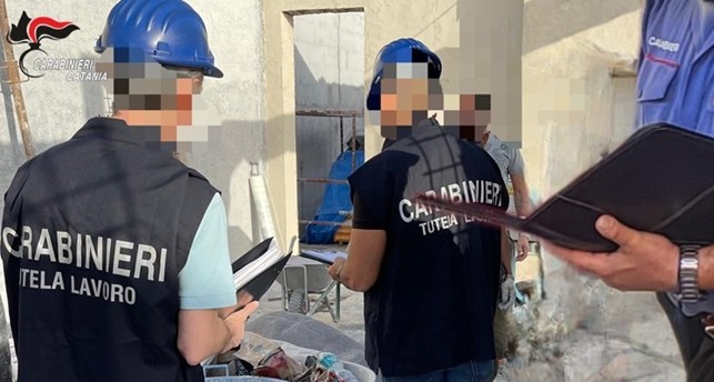 Sicurezza cantieri catania Sicurezza nei cantieri, due imprenditori denunciati a Catania