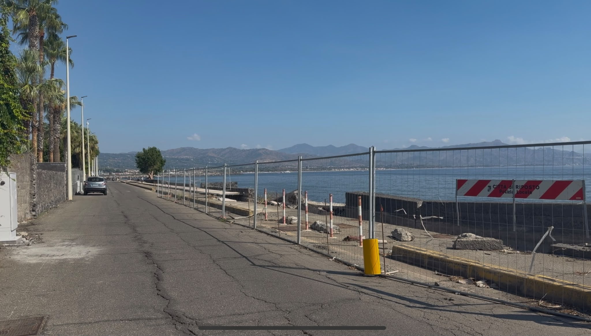 Lungomare riposto ciclone harry Riposto, Primavera: «Lungomare ancora senza interventi urgenti»