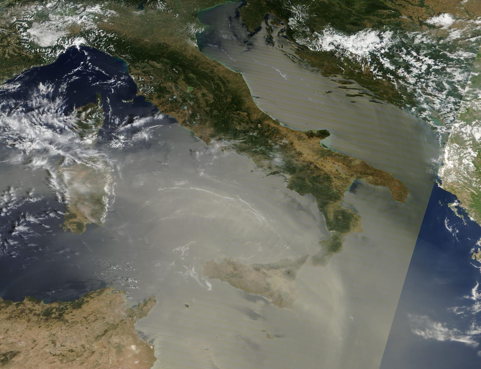 Polvere sahara sicilia Sicilia avvolta dalla polvere del Sahara